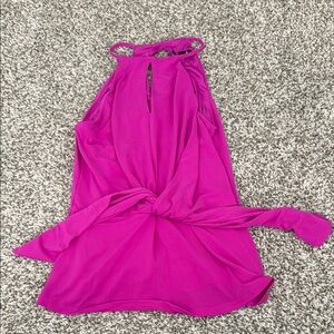 Elegant Pink Women's Halter Top